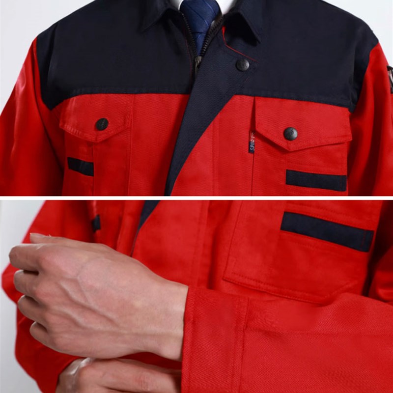 汽车美容工作服洗车轮胎维修店途虎养车定制春秋长袖S工装logo刺