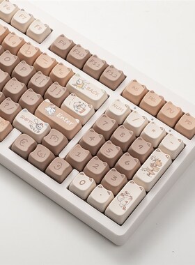 MAO淘气猫猫键帽猫耳朵键帽可爱适合RK 狼蛛F81 F87 VGNs99 98pro