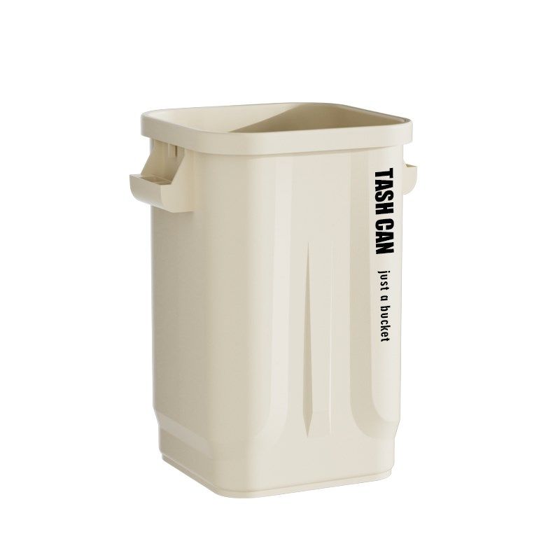 厨房专用大垃圾桶家用大号大容量免弯腰无盖方形N商用办公室18L28