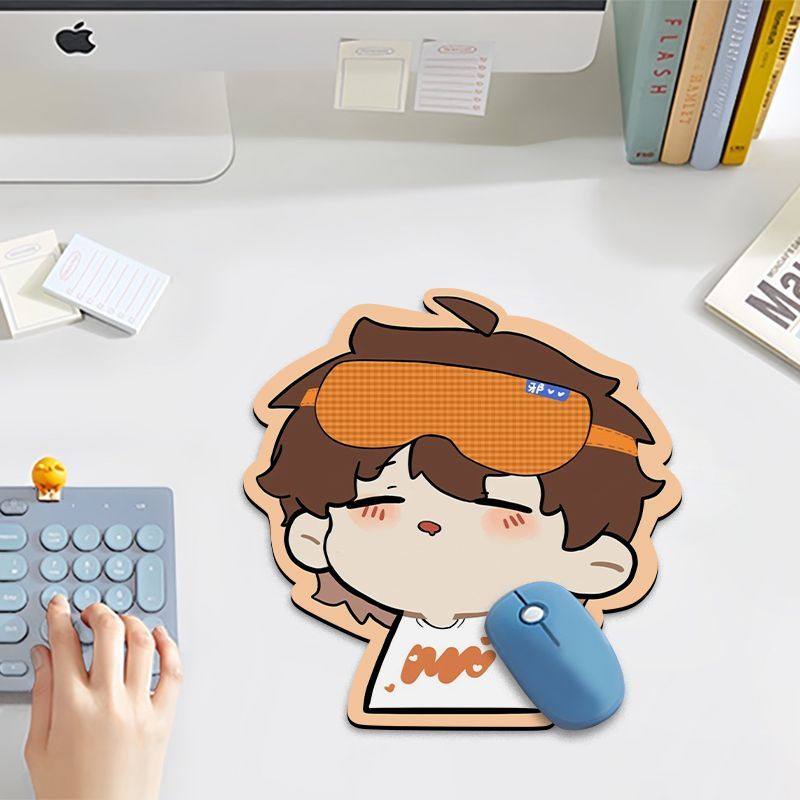 盗墓笔记吴邪张起灵王胖子可爱卡通异形鼠标垫高清印刷顺滑不卡标