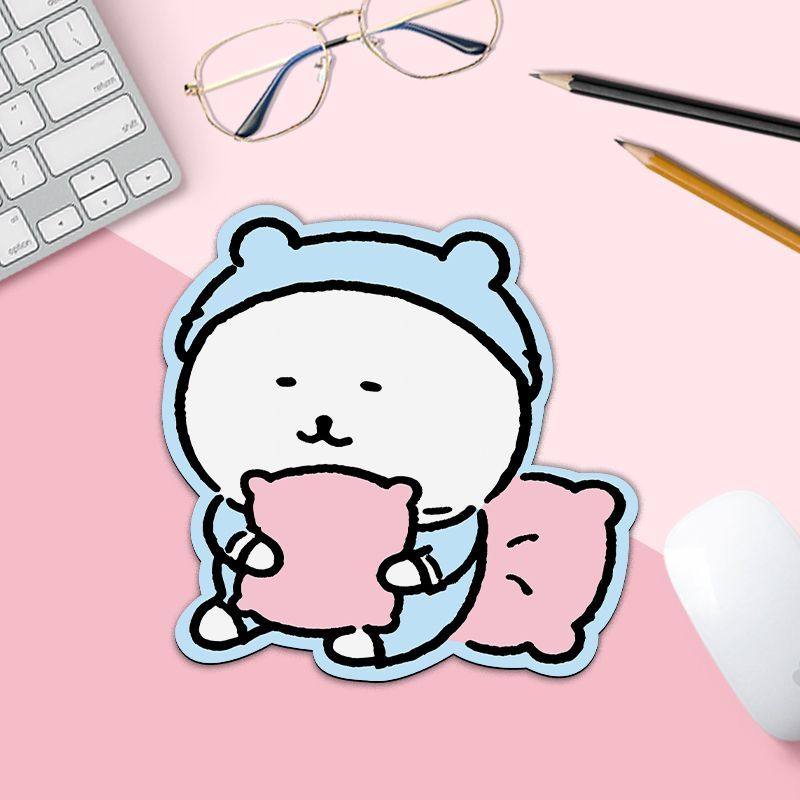 自嘲熊卡通异形鼠标垫小号可爱高颜值女生办公室桌垫通用防滑垫,居家布艺,办公桌垫,淘宝优惠券,粉丝福利购,淘宝优惠卷