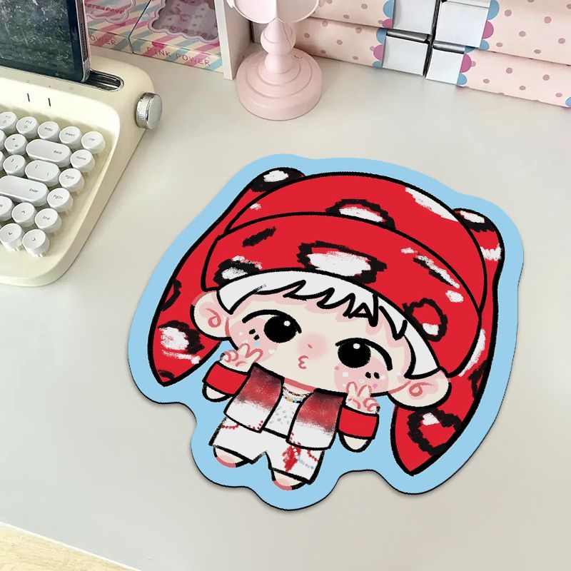 陈立农周边卡通Q版小人大头鼠标垫小号办公室女生高颜值防滑耐磨