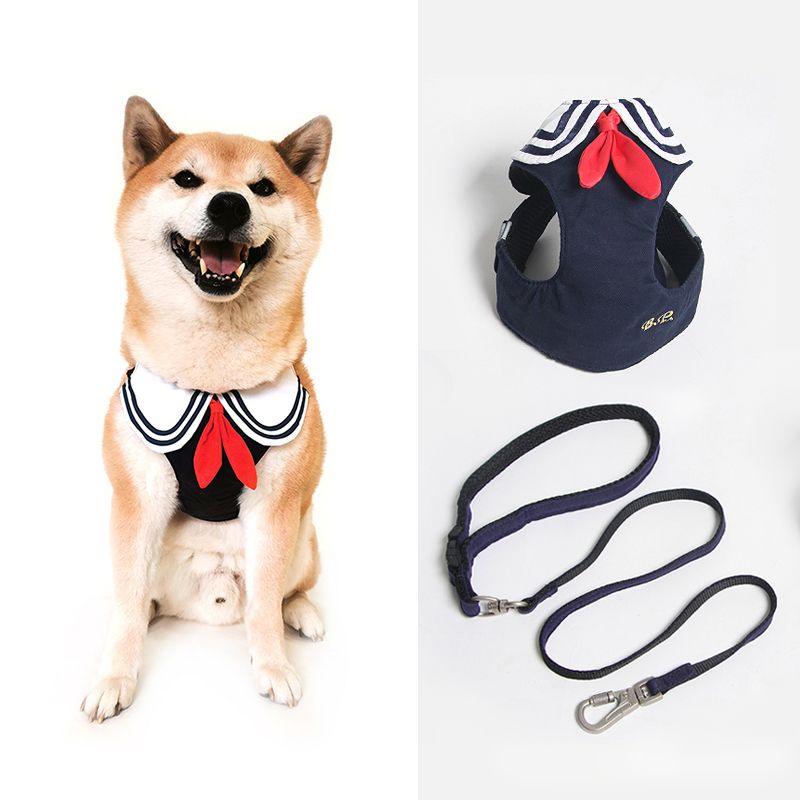 BluePort狗狗胸背牵引遛狗绳防挣脱易穿戴犬宠物衣服