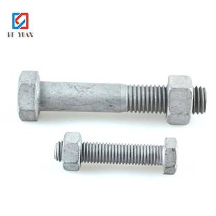 冷镀锌 M36热镀锌螺栓 热镀锌GB30外六角螺栓M10