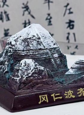 冈仁波齐模型布达拉宫摆件旅游纪念工艺品西藏文创装饰办公室客厅