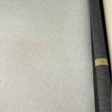PVC水磨石仿大理石布纹竹木纤维集成护墙板木饰面包覆膜地板彩膜