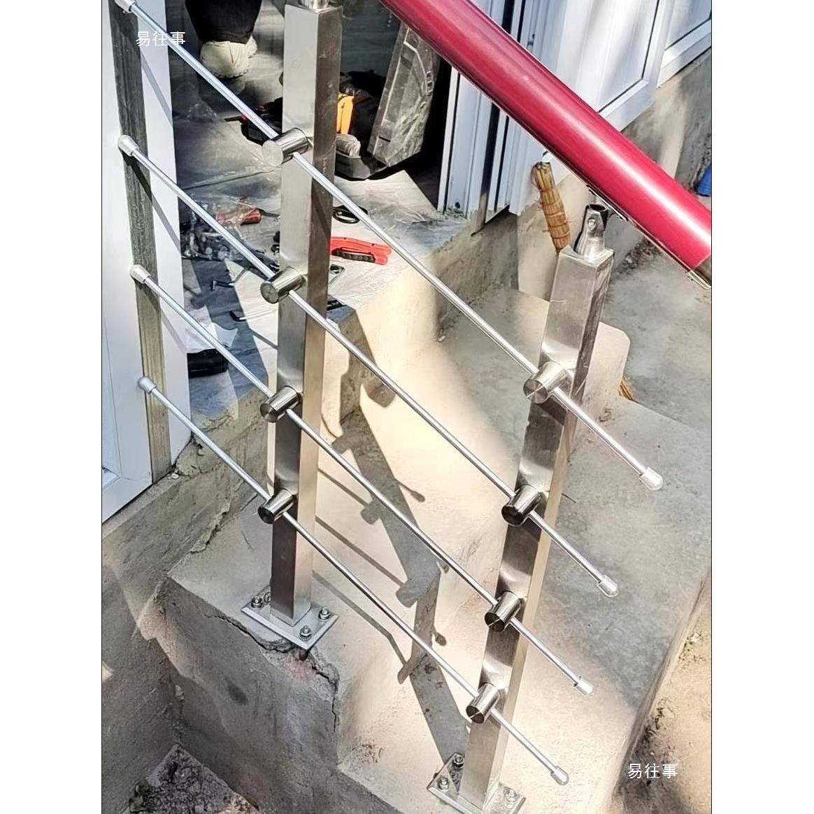 楼梯扶手栏杆护栏组合不锈钢立柱钢管工程扶手栏杆楼梯阳台护栏