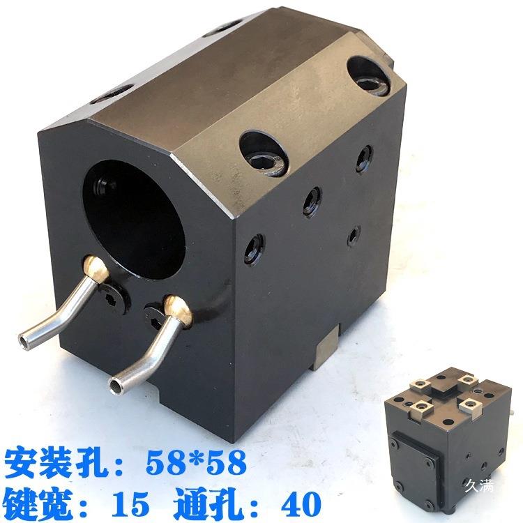 BMT数控固定动力刀座端面方刀套外径镗内孔刀塔车铣复合堡威斗山