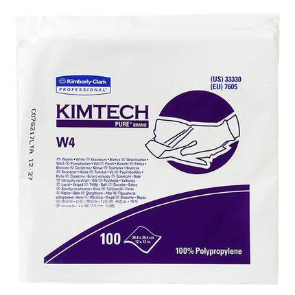 33330金特W4无尘布工业擦拭布实验室仪器镜头擦拭白色无尘