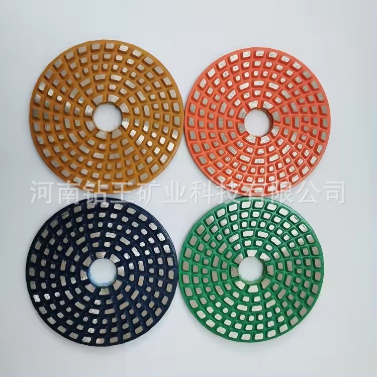 厂家直供4寸/100mm金属磨片大理石花岗岩水磨石地坪石材铁磨片