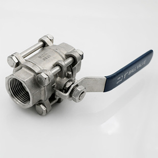 球阀 16P全通径内螺纹球阀门三片式 304不锈钢三片式 3PC球阀Q11F