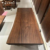 5.5独板北美黑胡桃大板 尺寸：200 自然边