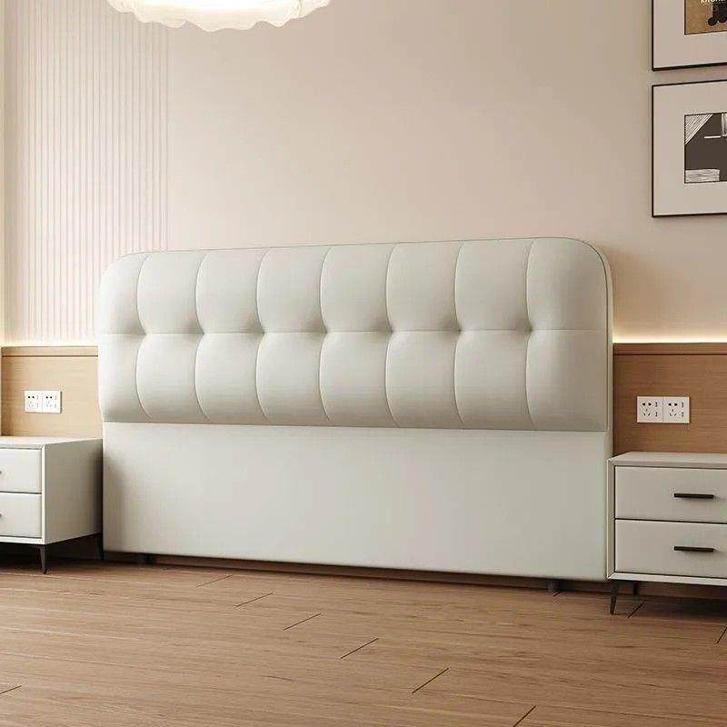 床头软包靠背2026新款轻奢实木背板单买现代简约一体落地