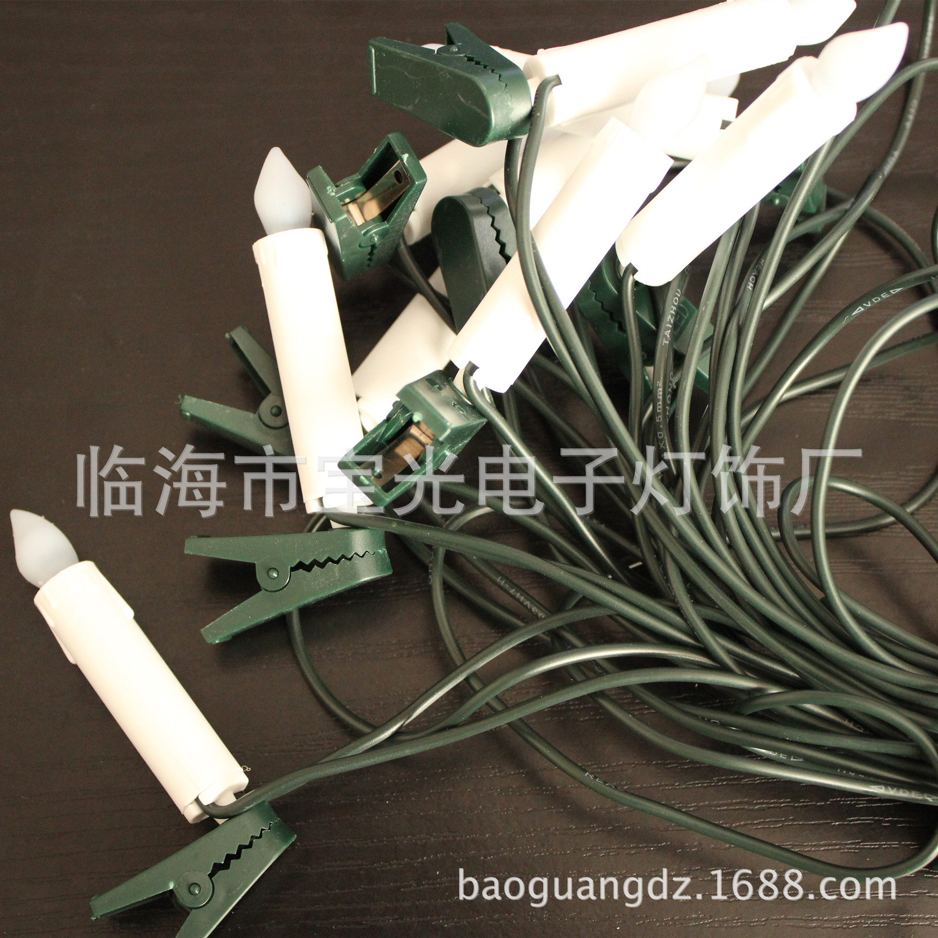 LED蜡烛造型圣诞树灯串