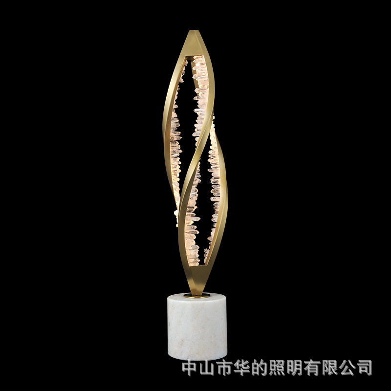 意大利现代简约风餐厅办公室展厅样板间创意个性卧室螺旋形台灯