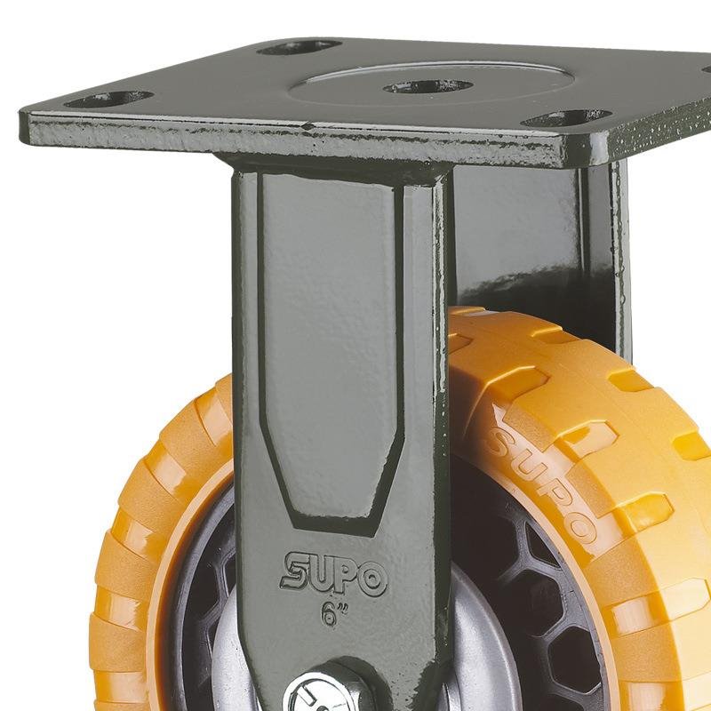 定向脚轮 超重型 SUPO/向荣动力 10寸 聚氨酯 PU J35-04-250-282