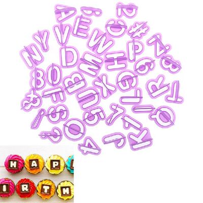 极速40pcsset Alphabet Cake Molds Figure Plastic Letter Fonda