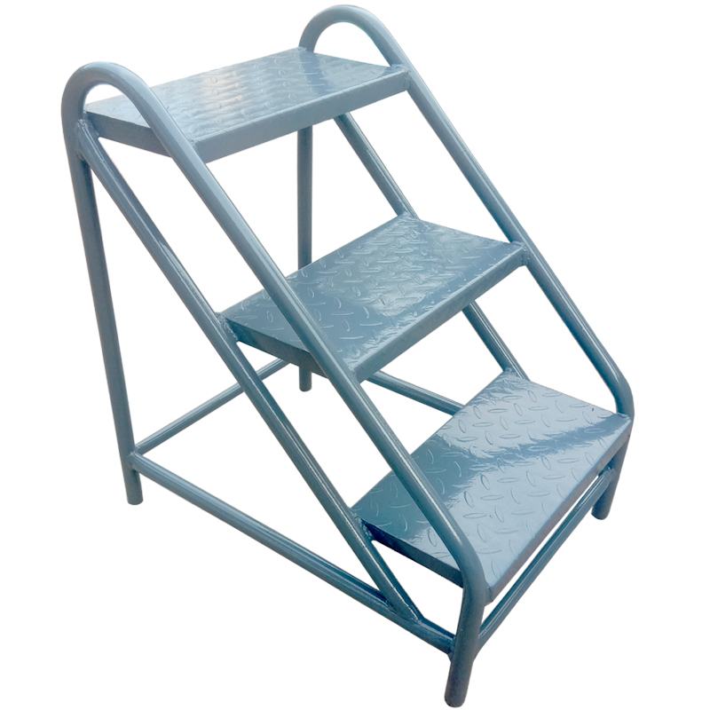 工业塌台二三四步台阶梯登高铁凳子踏步台阶铁楼梯过墙梯子防滑