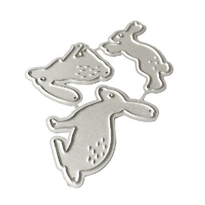 极速22 Styles Easter Bunny Rabbit Egg Metal Cutting Dies