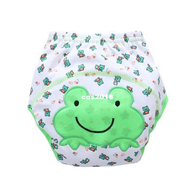 极速1Pcs Cute Baby Diapers Reusable Nappies Cloth Diaper Was