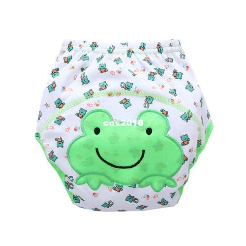 极速1Pcs Cute Baby Diapers Reusable Nappies Cloth Diaper Was