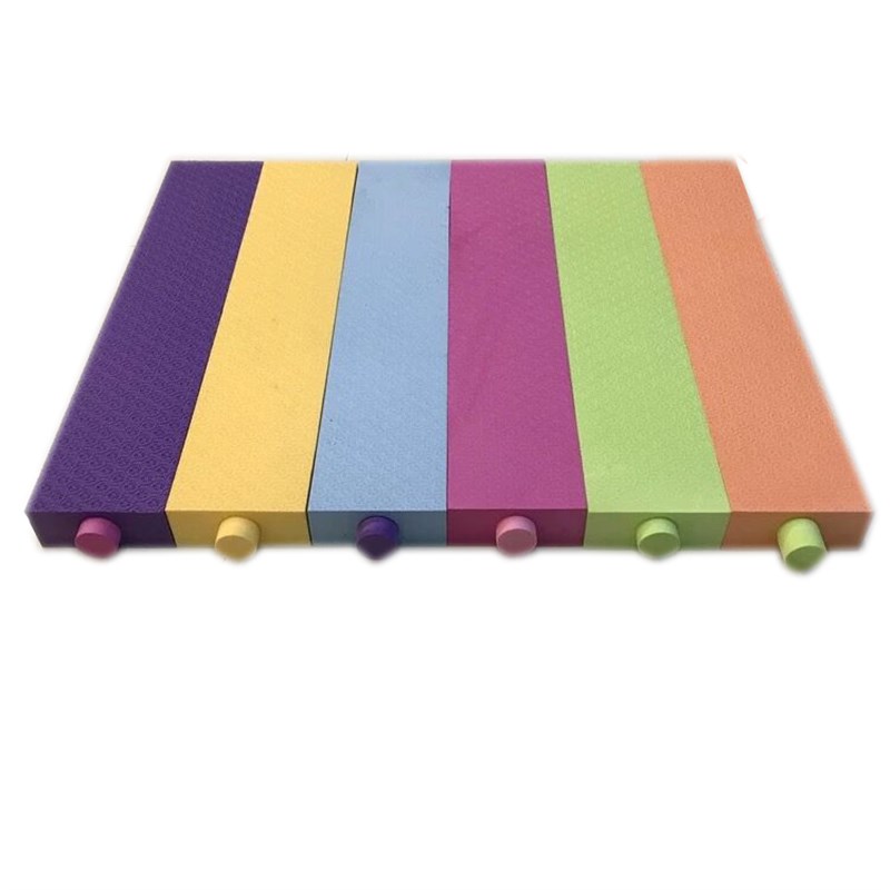 幼儿园儿童六色独木桥早教益智感统训练器材EVA安全平衡锻炼板