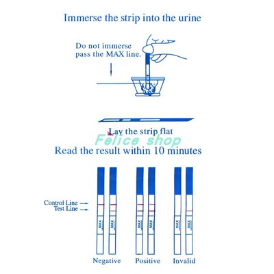 好货20Pcs LH Test Ovulation Urine Test Strips LH Ovulation T