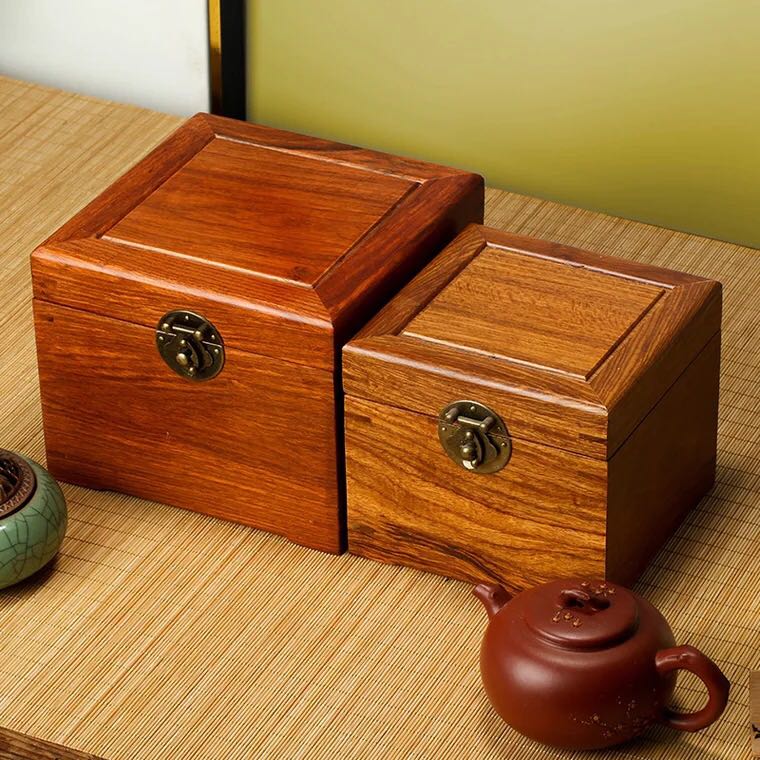 花梨木茶壶包装盒古玩收藏盒玉器古董珍藏盒茶具礼品盒