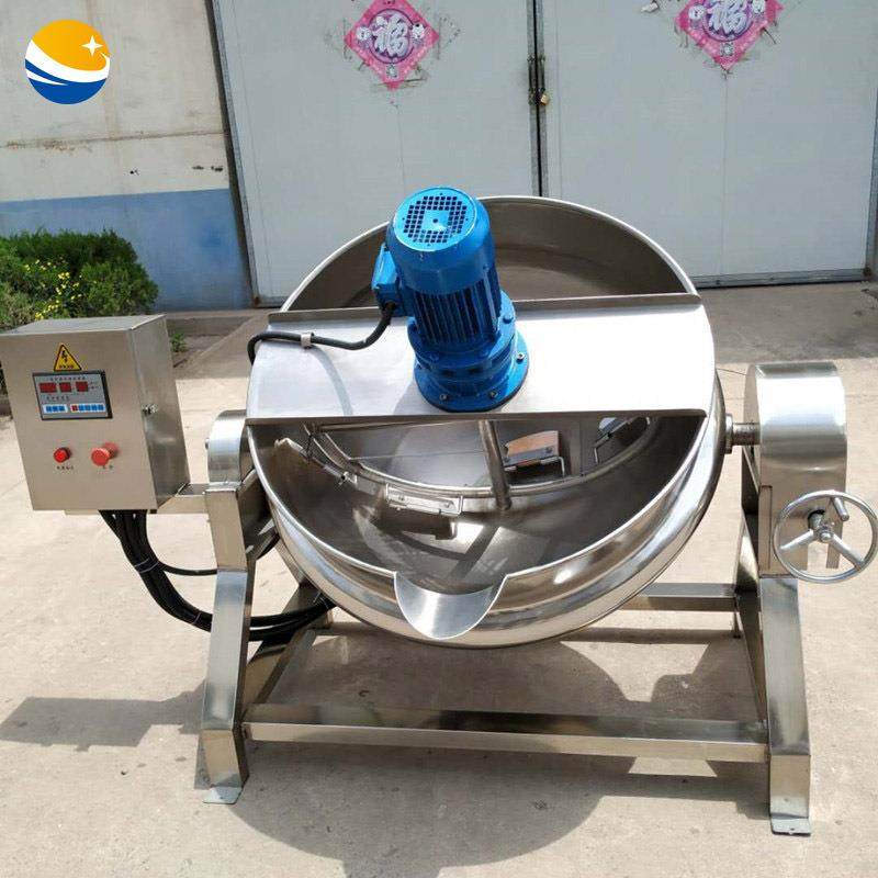 电加热刮底刮壁搅拌陷料煮锅恒温膏方熬制机工业中药膏熬制设备