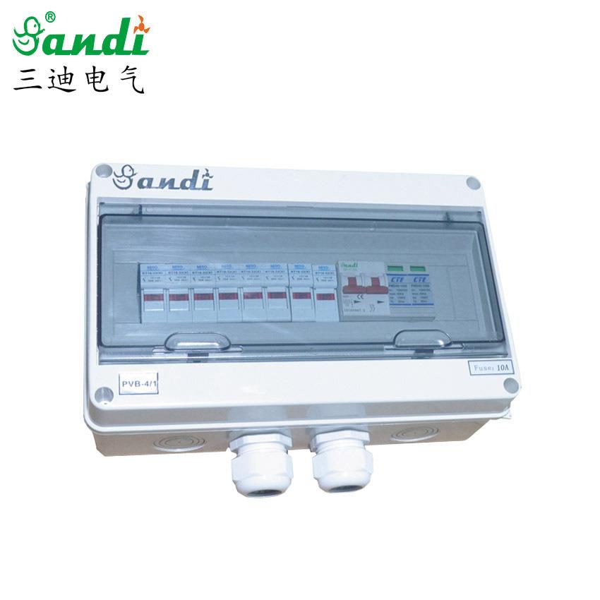 厂家直销IP65防水型光伏防雷汇流箱三进二出PVB-3/2