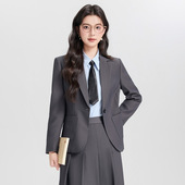西裤 修身 半裙职业套装 时尚 女 通勤气质面试西服外套正装 学院风西装