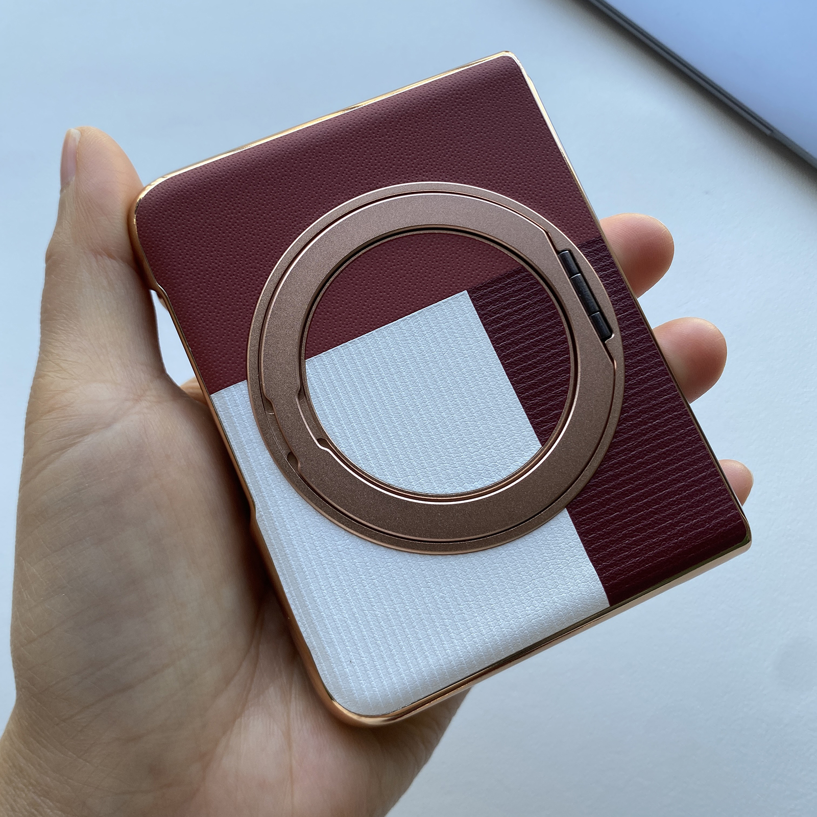 华为purax手机壳磁吸旋转支架壳