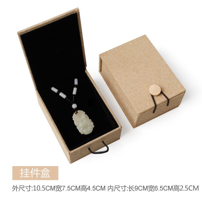 佛珠手串盒挂件吊坠锦盒项链戒指手镯盒珠宝首饰礼品包装盒批爆款