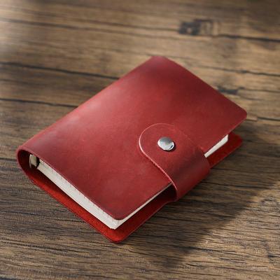 A8迷你可爱本子笔记本日程本真皮手账便携口袋记事本活页手帐本