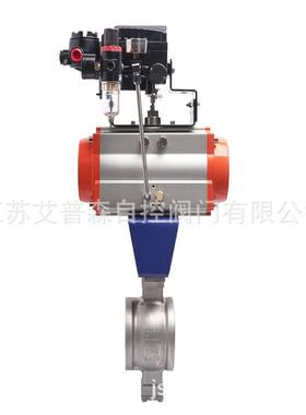 气动V型球阀/气动V型调节球阀/VQ647F-16P气动V型调节球阀