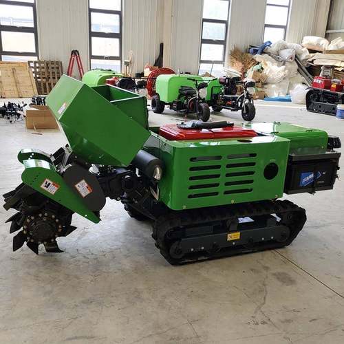 大棚开沟压模机履带式培土机多功能开沟施肥机旋耕除草一体机