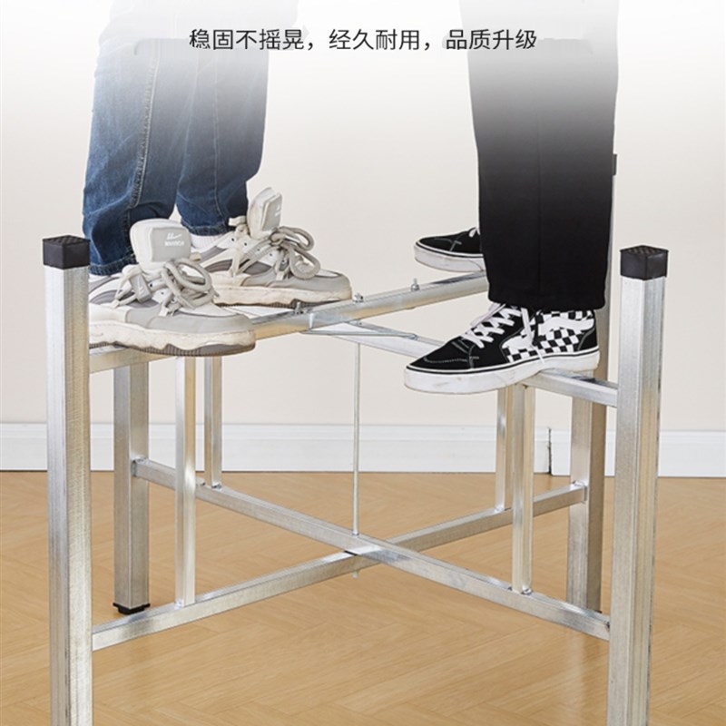 简易大圆桌架折叠桌腿支架餐桌腿可折叠餐桌脚折叠桌腿圆桌子铁艺