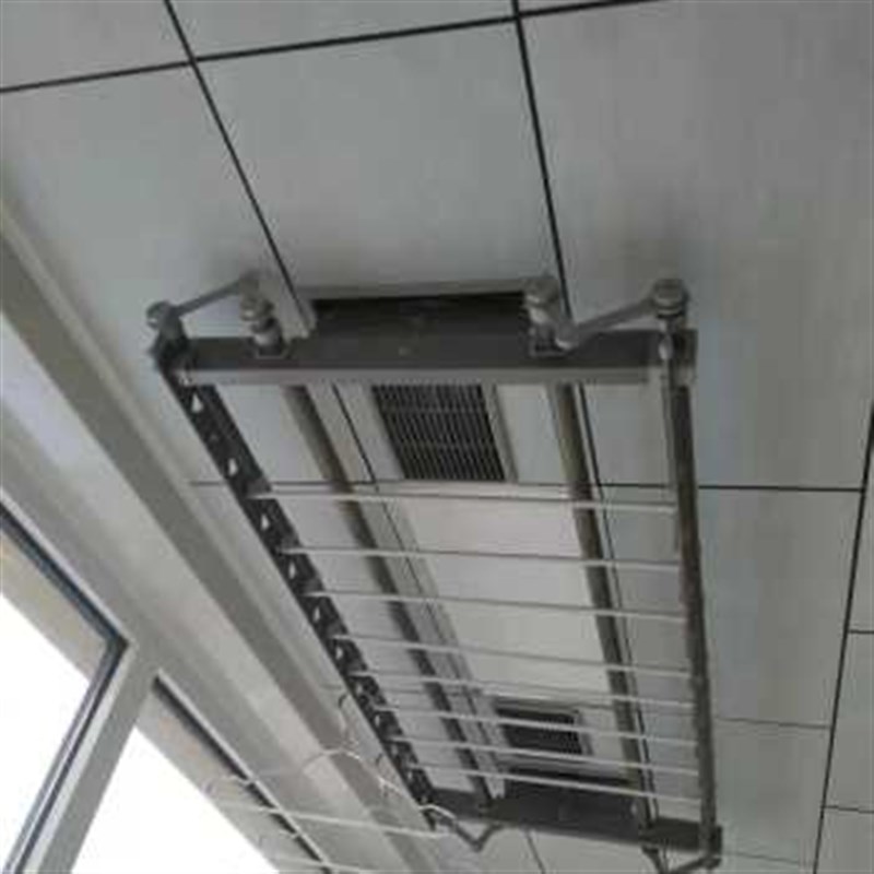 新款厂销爱来依嵌入式阳台集成吊顶智能电动晒衣架自动升降遥控品