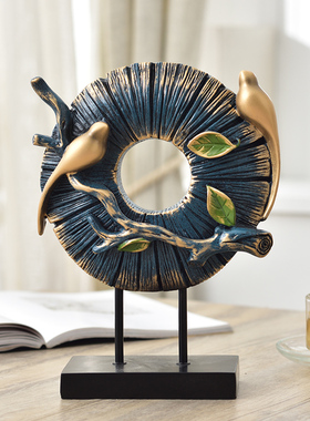 创意鹿摆件客厅家居酒柜电视柜玄关装饰品工艺品开业礼品招财桌面