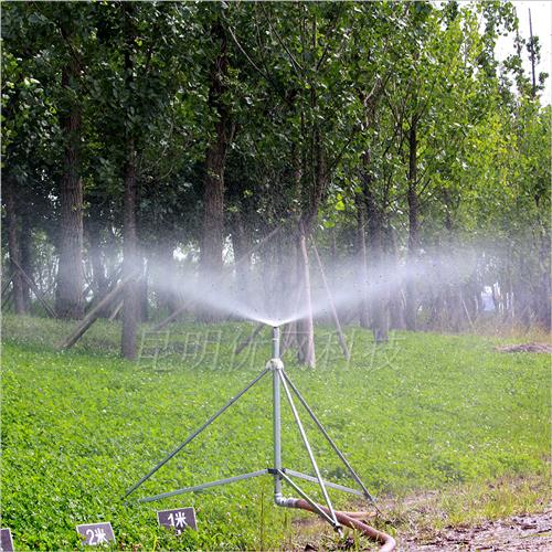 大棚微喷4分铜针可调喷头塑料台式360度折射雾化喷灌园林草坪灌溉