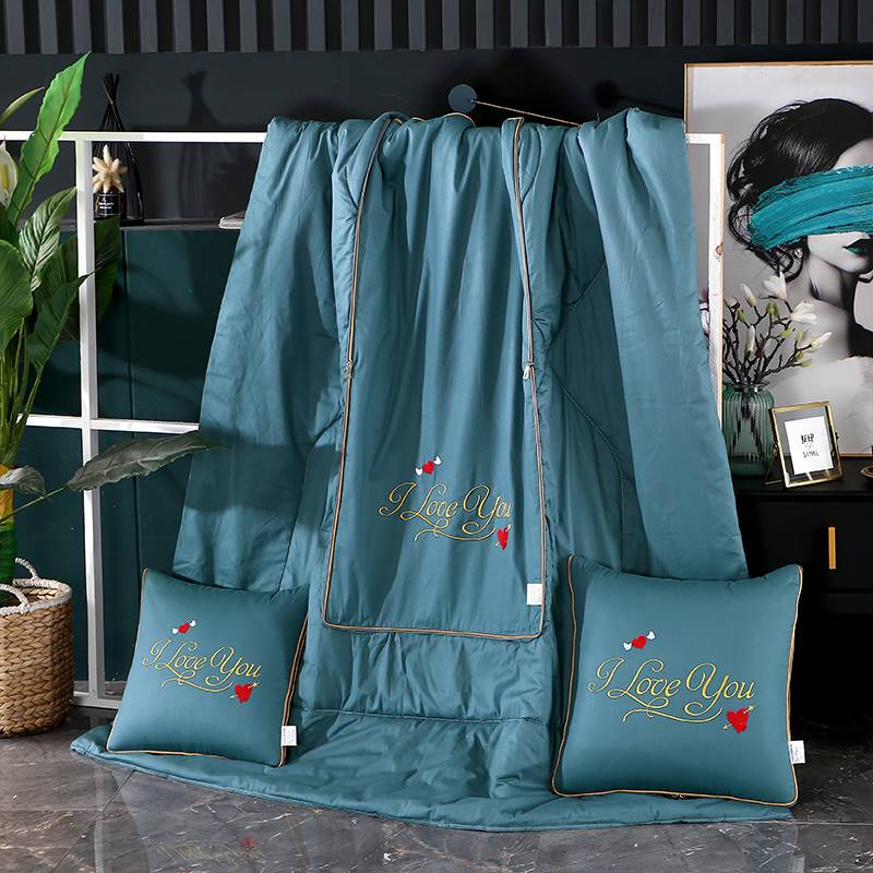 全棉汽车抱枕被子两用枕头小毯子被子二合一夏季办公室午睡空调被