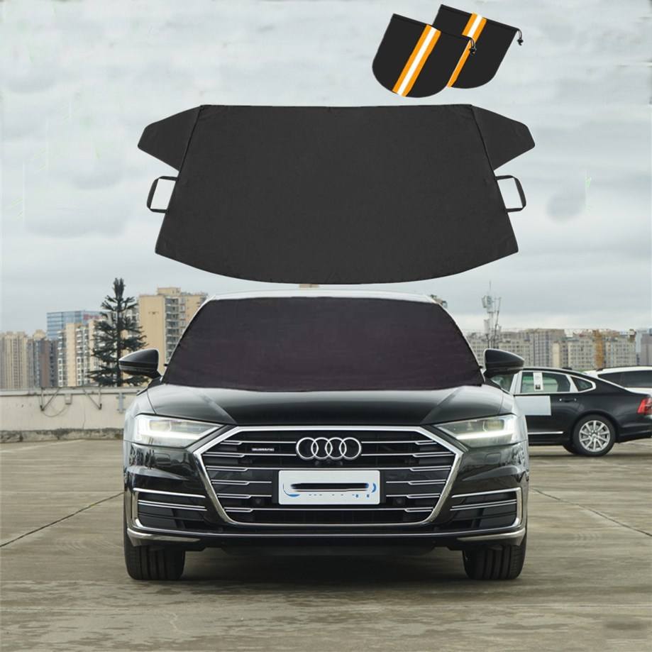 汽车挡风玻璃罩600D牛津布适用汽车防雪冰和雨刮器保护罩冬季雪罩