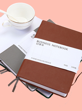 lastic Bandage Solid Color Notebook Agenda Thick Paper Diary