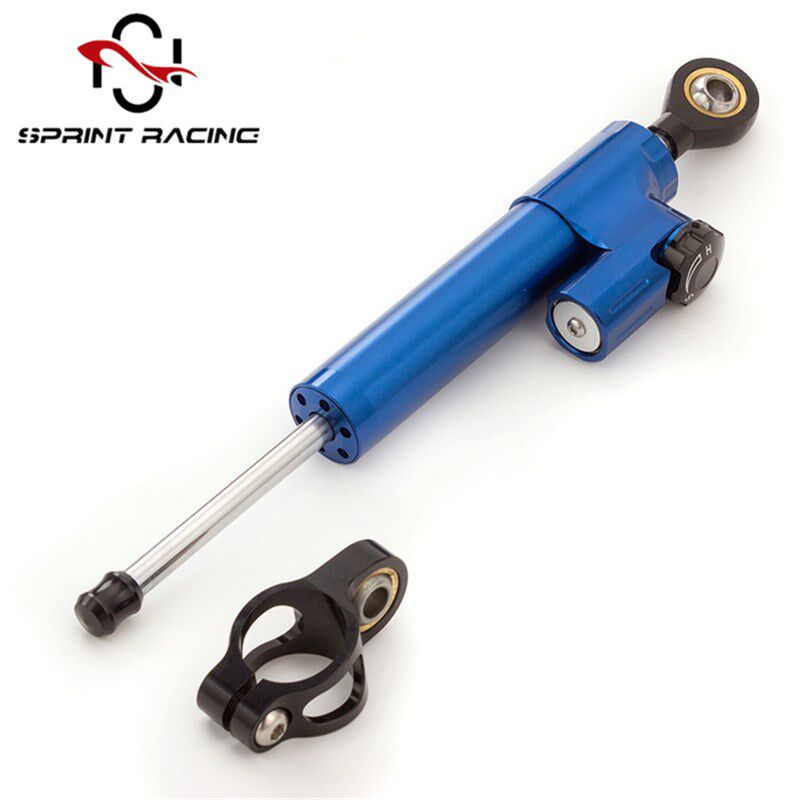 摩托车鑫源400边三轮改装通用型加强款钛尺方向阻尼器平衡杆减震