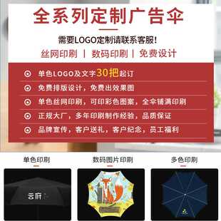 新款直销全自动晴雨两用伞男女折叠伞加固防晒加大号广告伞定制lo