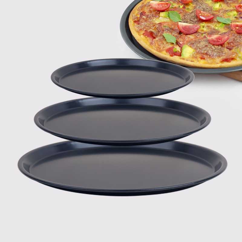 新款直销烘焙模具披萨盘带孔烘焙芝士披萨烤箱烤盘 pizza比萨盘派