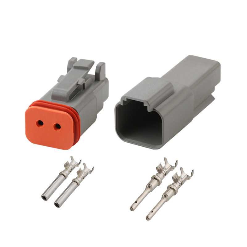 新款直销DT连接器 DT04-2P 汽车接插件DT06-2S 防水线束插头DEUTS