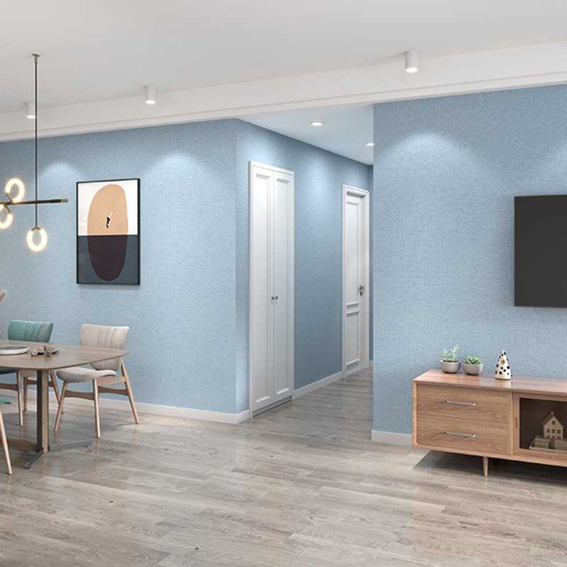 新款直销墙布销售纯色亚麻细麻墙布素色工程墙布全屋无缝墙布壁布