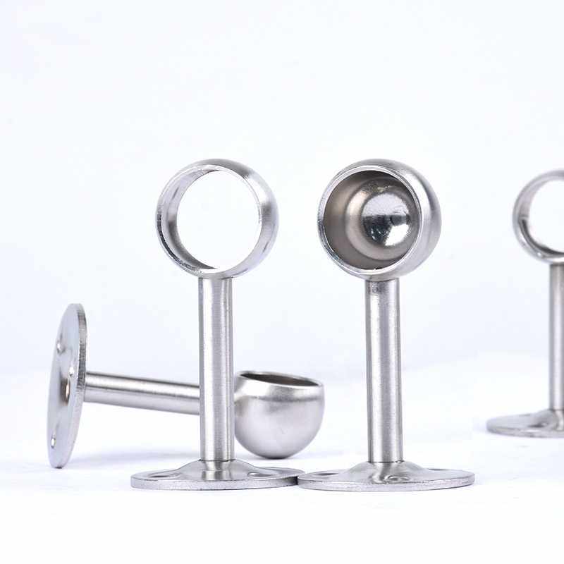 新款直销衣柜挂衣杆托 不锈钢管座固定托晾衣杆底座法兰座毛巾杆,基础建材,衣杆,淘宝优惠券,粉丝福利购,淘宝优惠卷