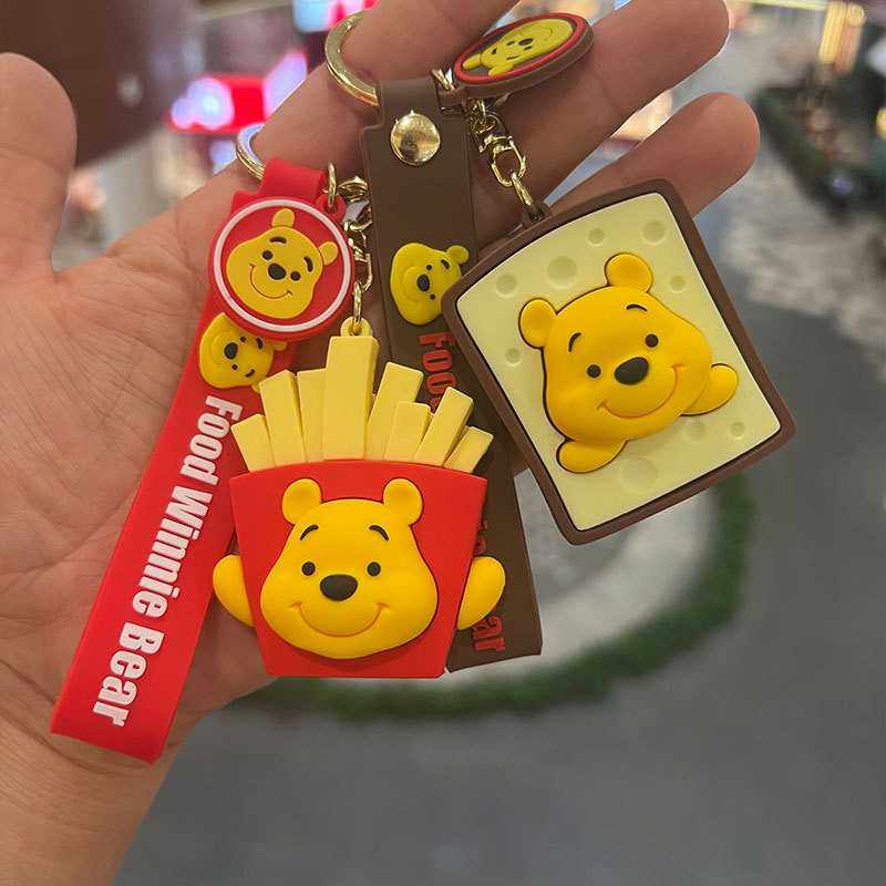 新款直销维尼熊钥匙扣卡通汽车钥匙链配饰情侣书包挂件精致小礼品,节庆用品/礼品,钥匙扣,淘宝优惠券,粉丝福利购,淘宝优惠卷